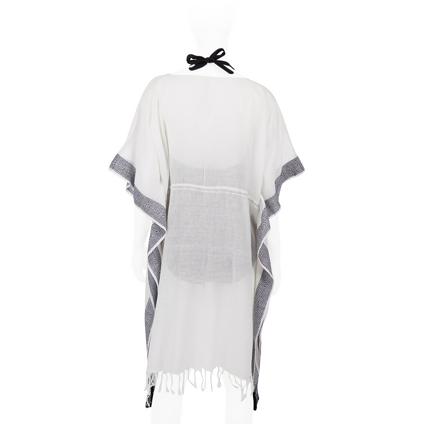 Robe de plage de grossesse à motif fantaisie 