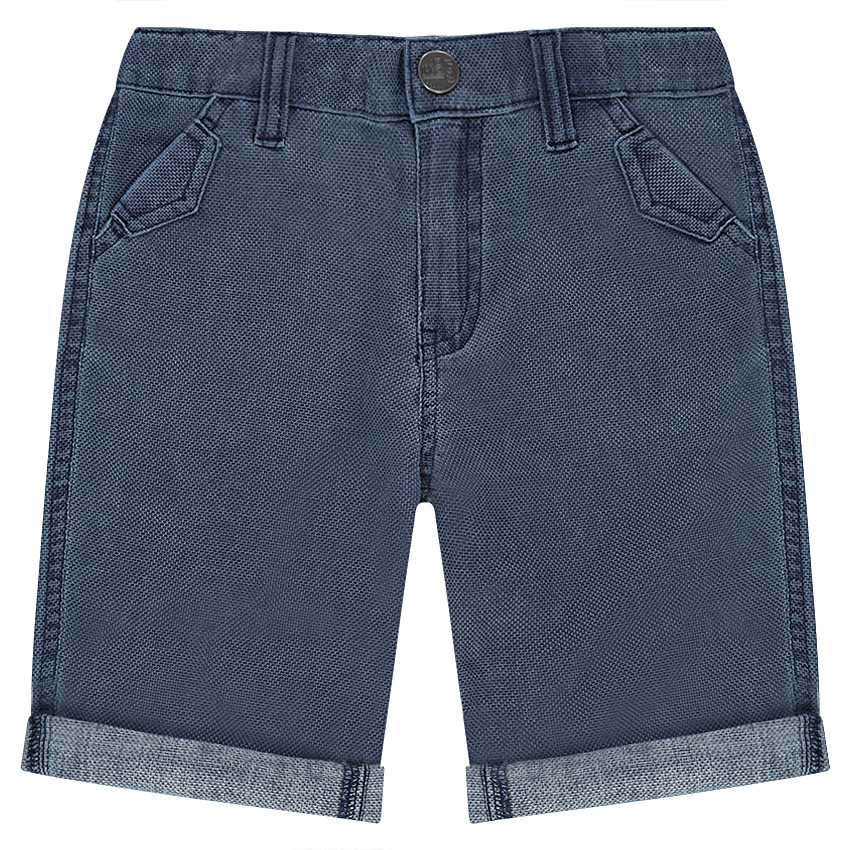 Bermuda surteint en coton fantaisie 