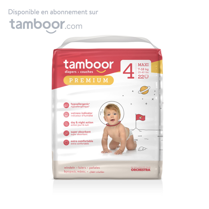 Couches Premium T4 Maxi (7-18 kg) - x22 