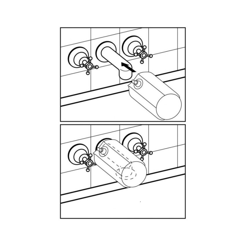 Protection robinet de bain 