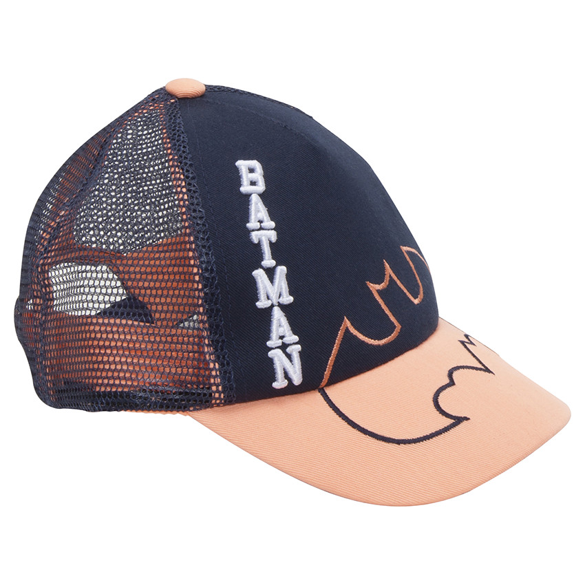 Casquette en twill bicolore avec logo Warner Batman 