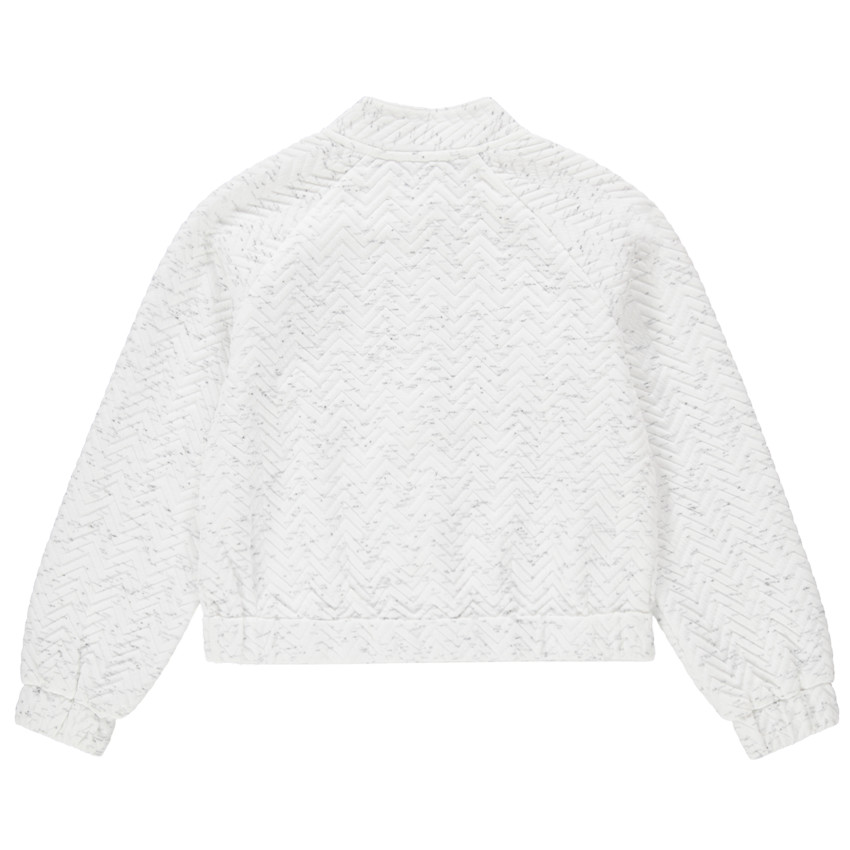 Junior - Gilet en molleton ottoman chiné 