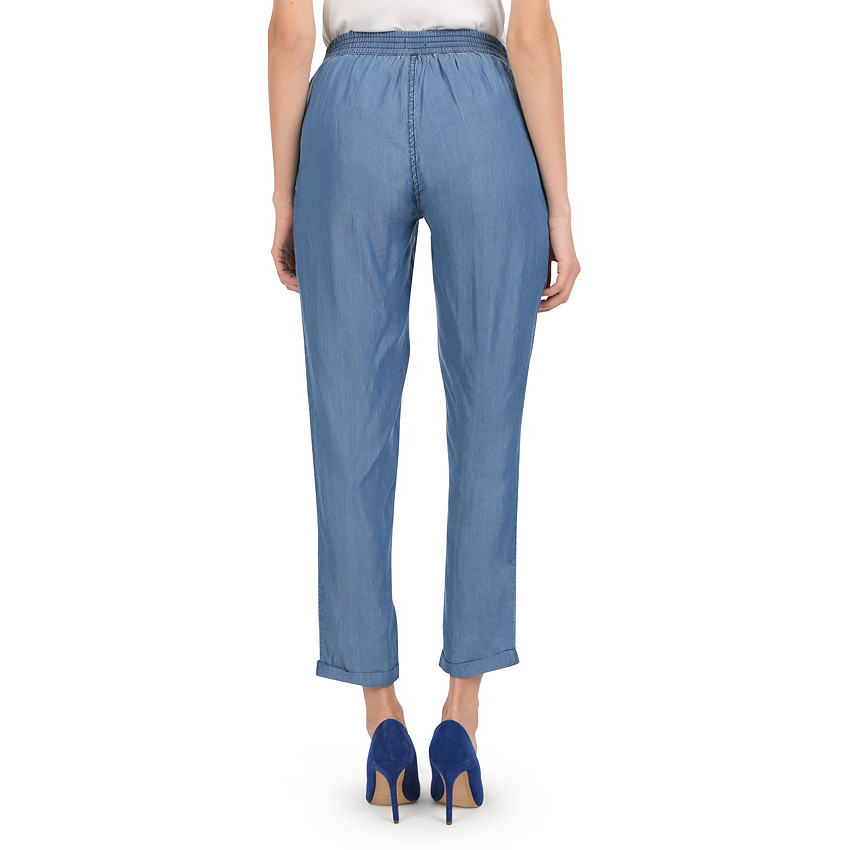 Pantalon de grossesse en Tencel avec liens à nouer 