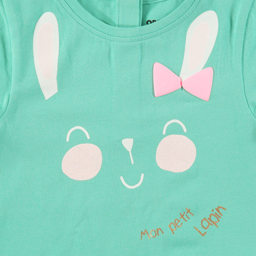 T-shirt manches longues en jersey avec print fantaisie  