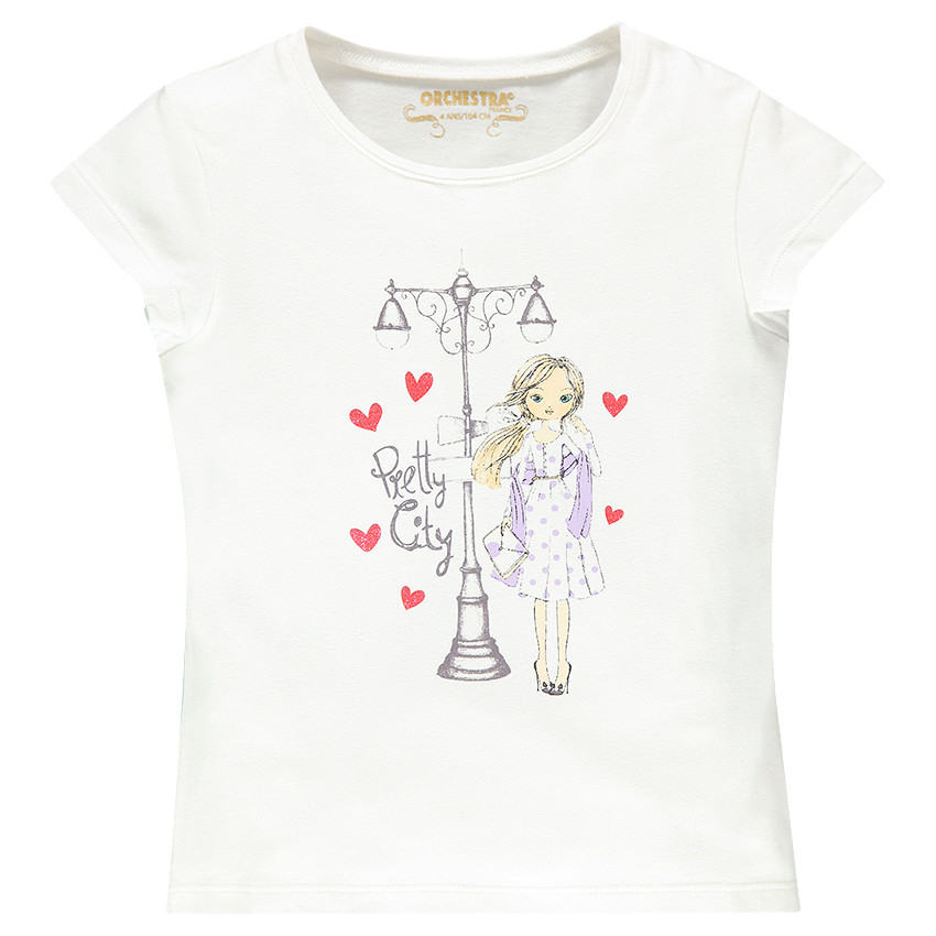 Tee-shirt manches courtes printé 