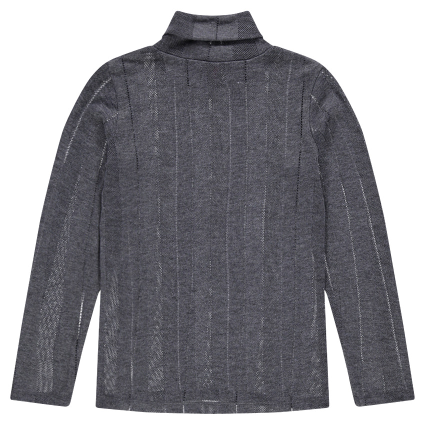 Junior - Sous-pull col roulé maille ajourée 