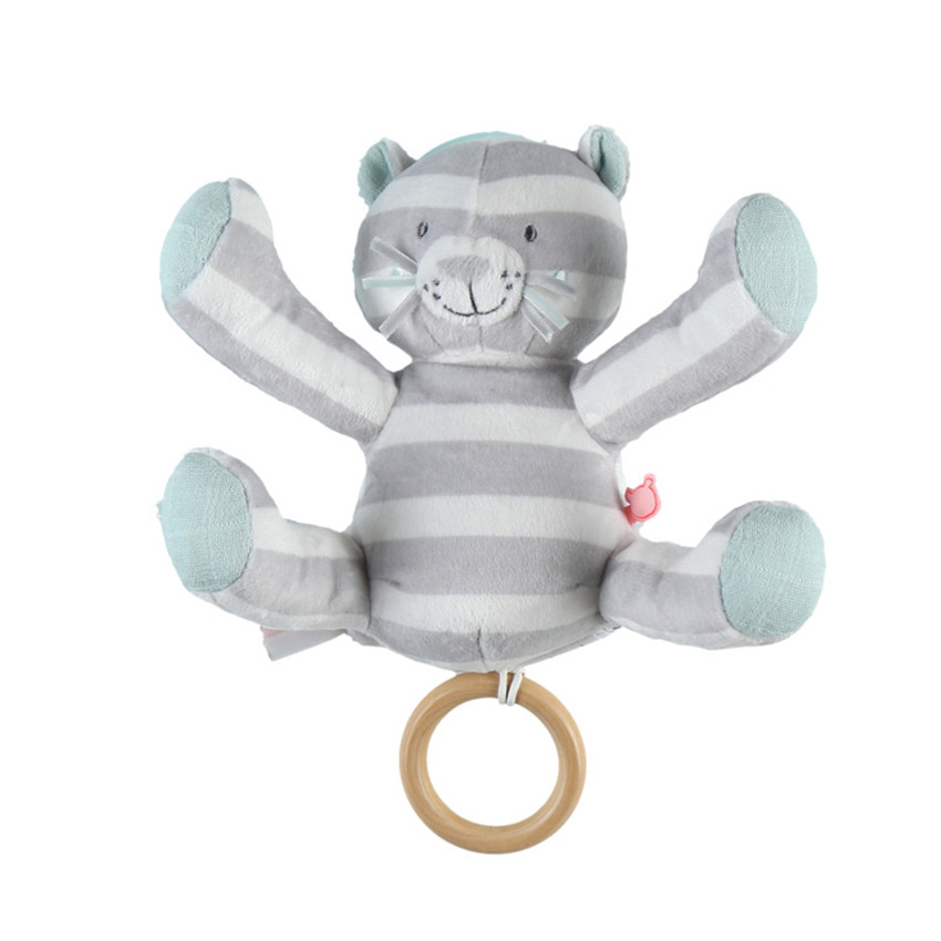 Peluche musicale Milo à rayures - Anna & Milo 