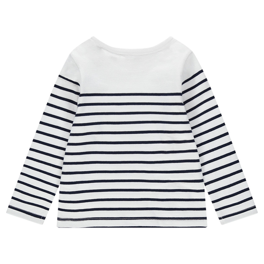 Marinière en jersey avec rayures contrastées  