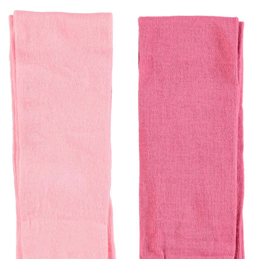 Lot de 2 collants épais unis 