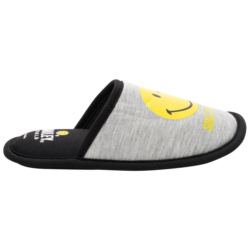 Chaussons bas en jersey print Smiey 