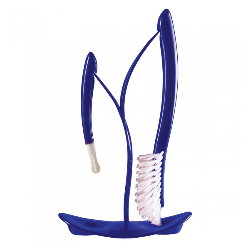 Goupillon et support – Bleu 