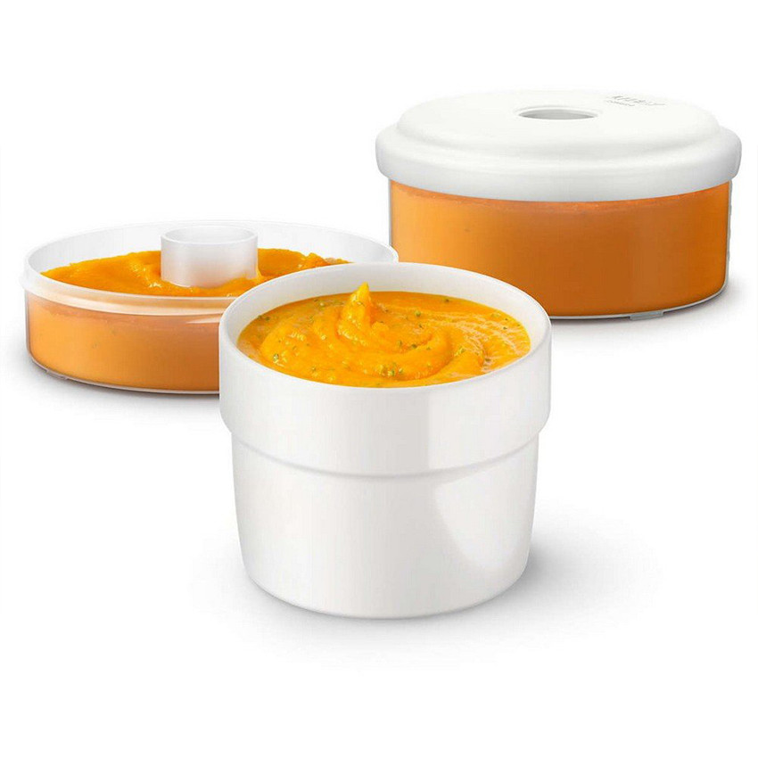 Pots de conservation pour aliments frais - 2 pièces 