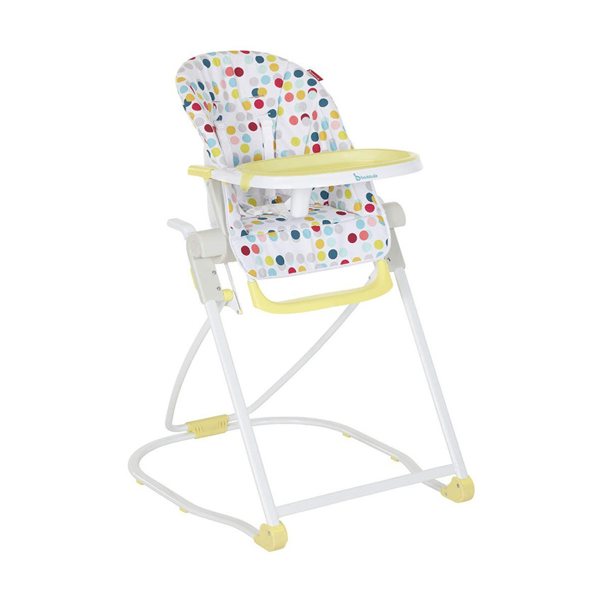 Chaise haute compacte réglable – Confetti 