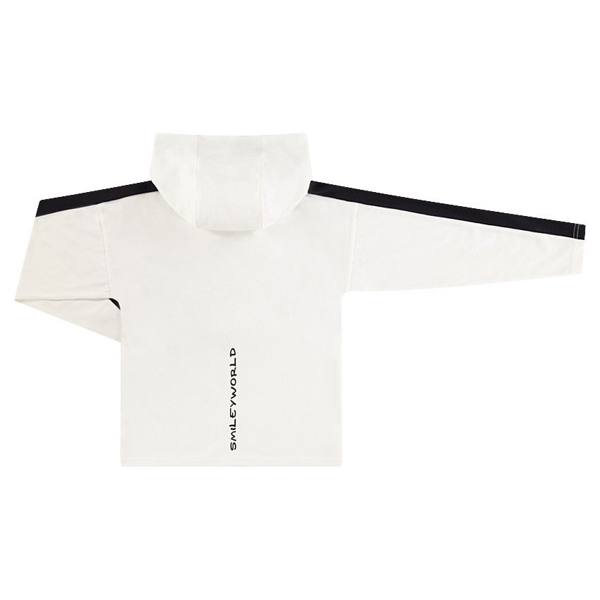 Junior - Tee-shirt manches longues à capuche avec Smiley printé HALLOWEEN 