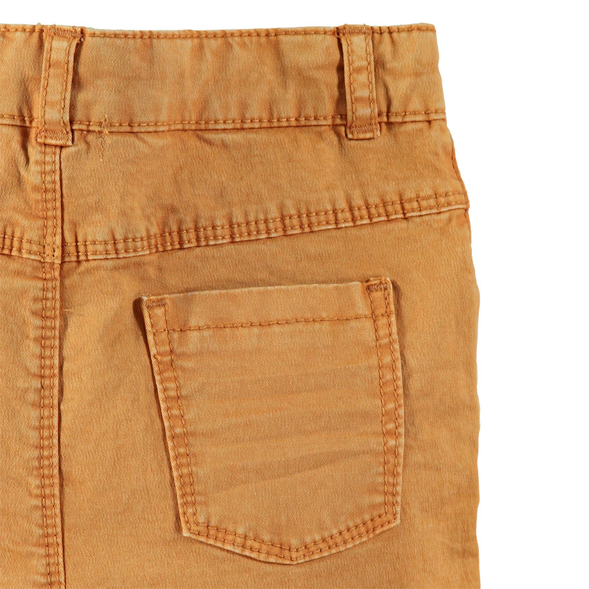 Pantalon en coton surteint avec poches 