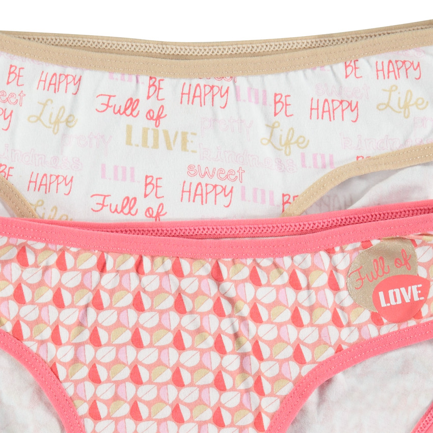 Junior - Lot de 2 culottes imprimées 