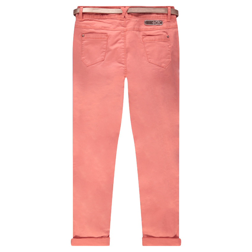 Junior - Pantalon en twill 7/8ème avec poches zippées 