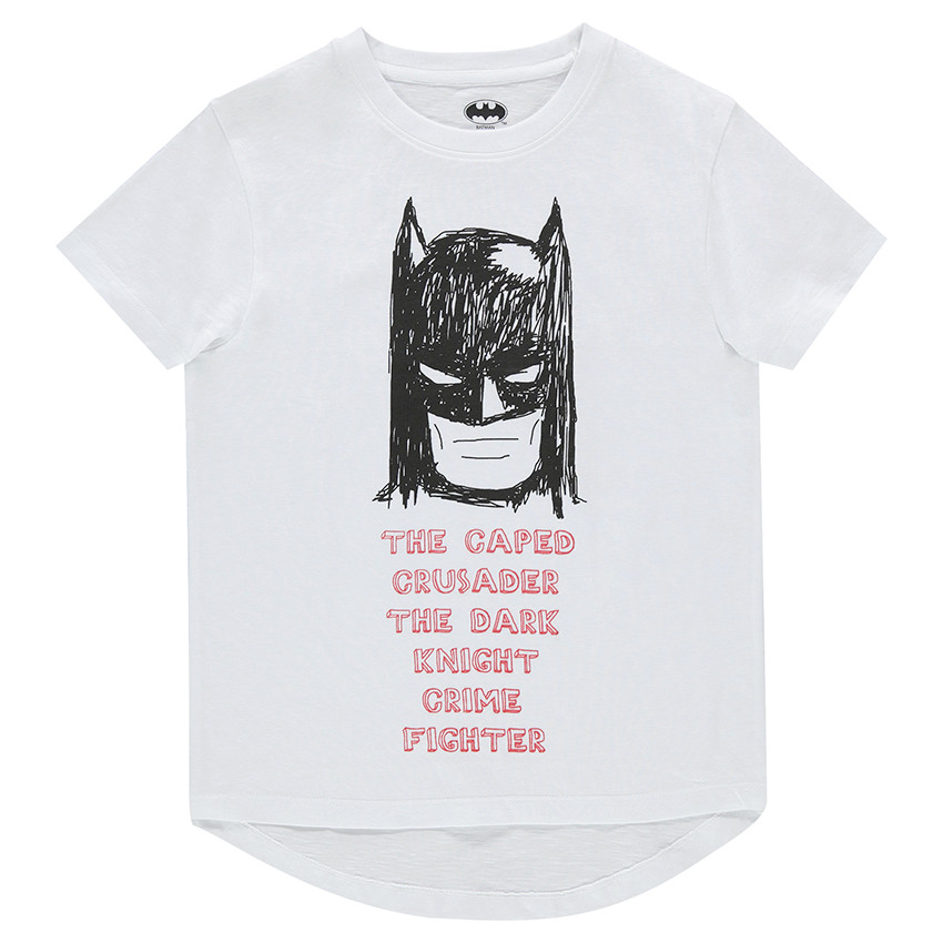 Junior - Tee-shirt manches courtes en jersey print Warner Batman 