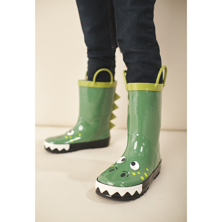 Bottes de pluie à anses motif Dinosaure du 24 au 32 