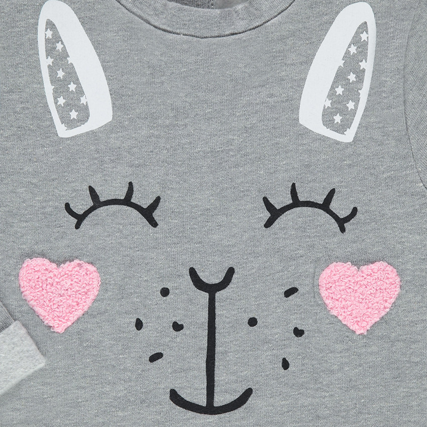 Jogging en molleton avec print fantaisie  