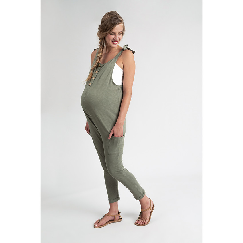 Combinaison longue de grossesse en maille 