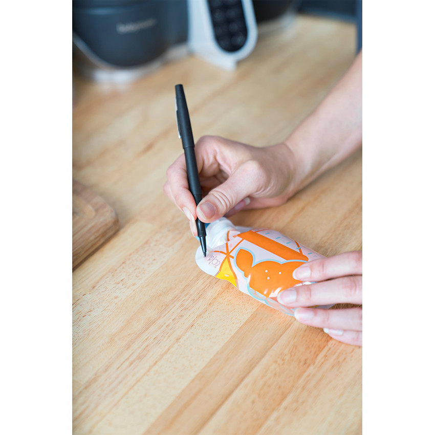 Lot de 20 gourdes réutilisables Foodii 