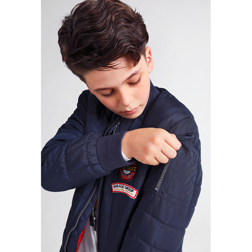 Junior - Blouson matelassé avec poches zippées 