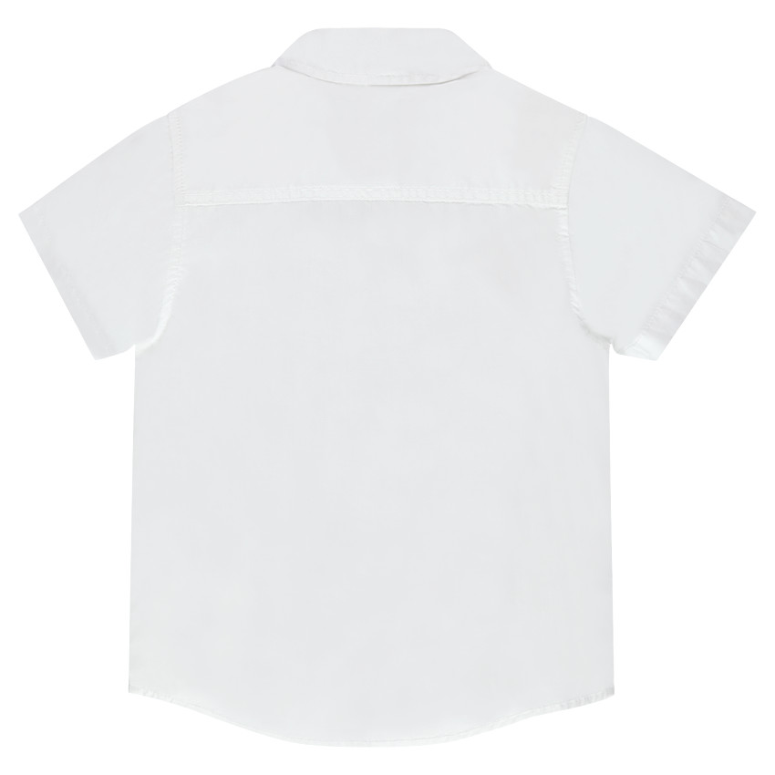 Chemise manches courtes unie  