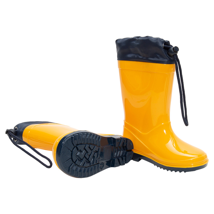 Bottes de pluie avec col imperméable et print Smiley du 24 au 27 