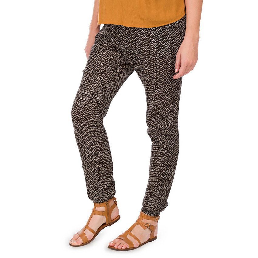 Pantalon de grossesse à motif ethnique all-over 