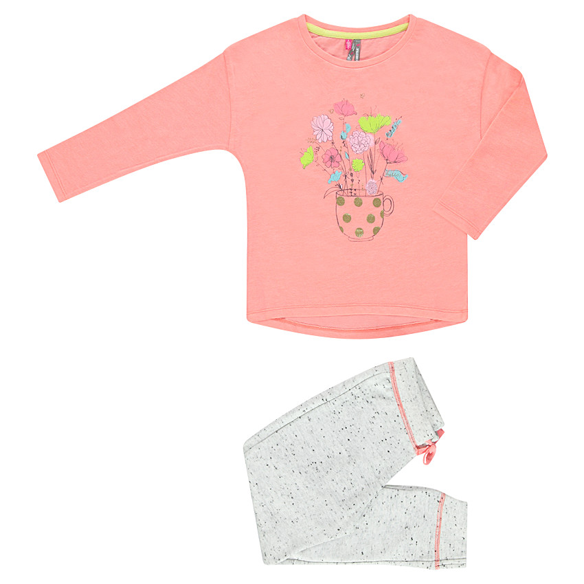 Pyjama long avec print fantaisie 