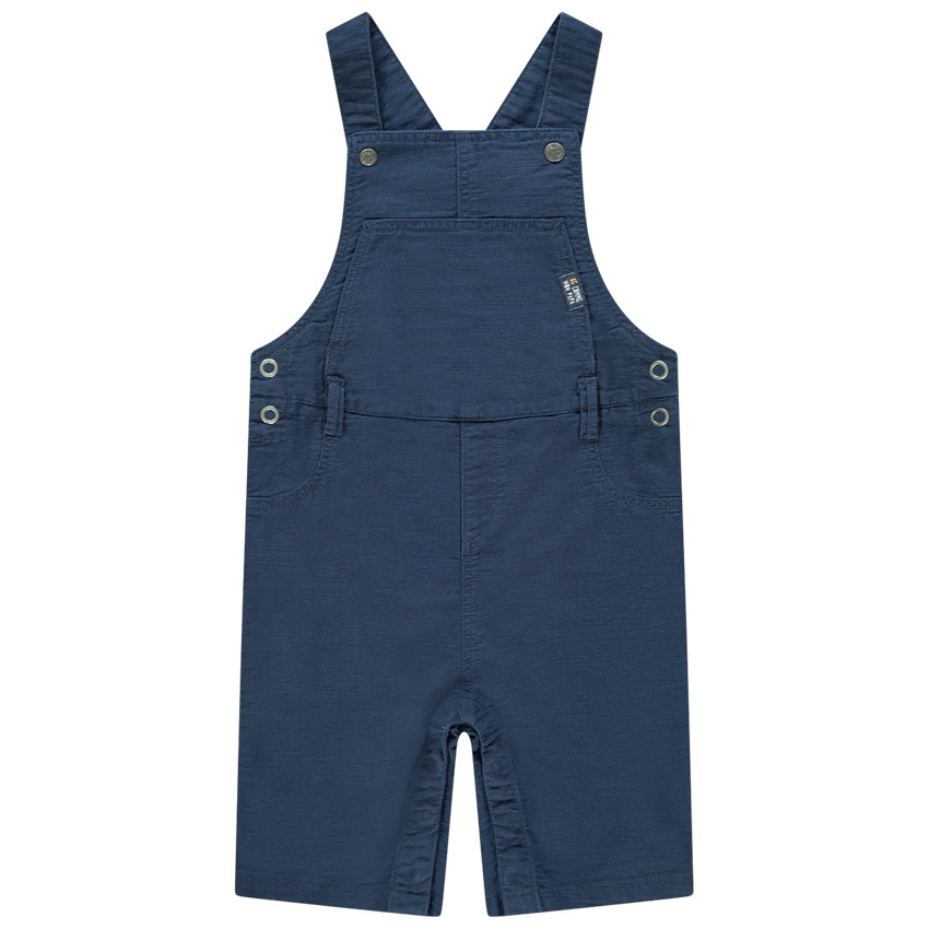 Salopette courte en toile 