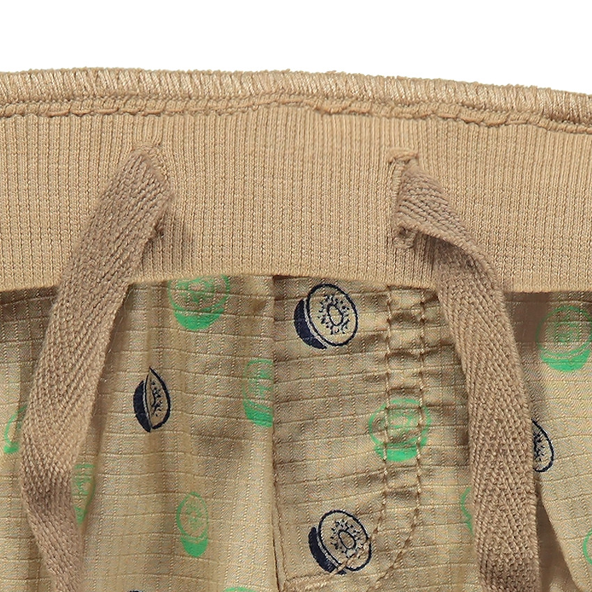 Bermuda en ribstop imprimé kiwis all-over avec poches 