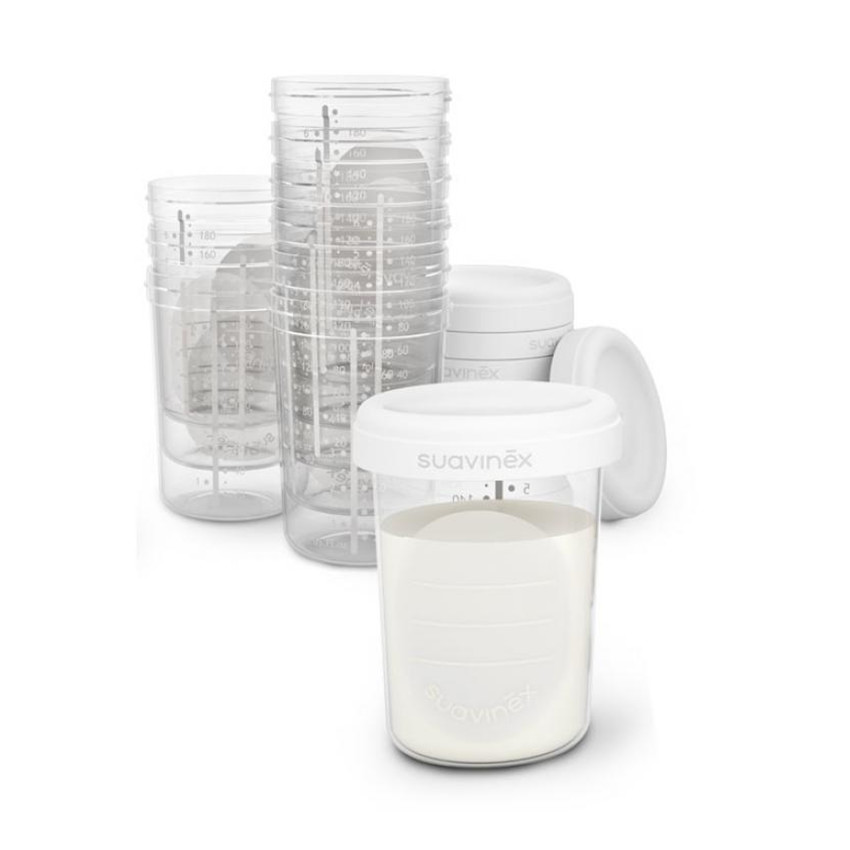 Set de 10 pots de conservation - 200 ml 