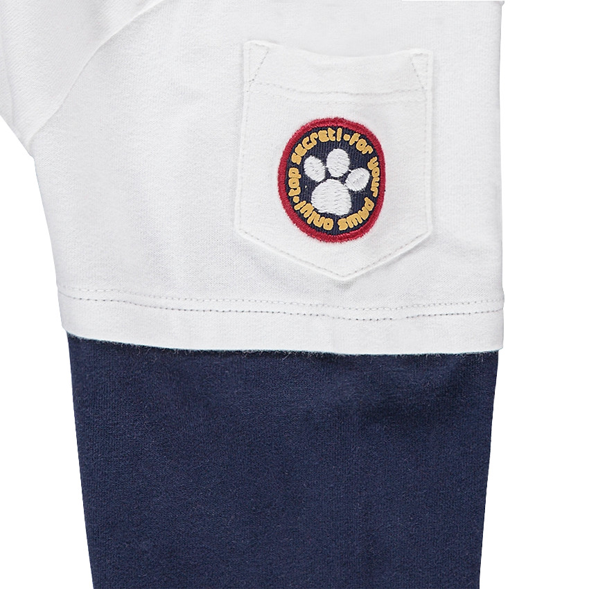 Polo manches longues effet 2 en 1 print Marcus Pat'Patrouille Nickelodeon™  