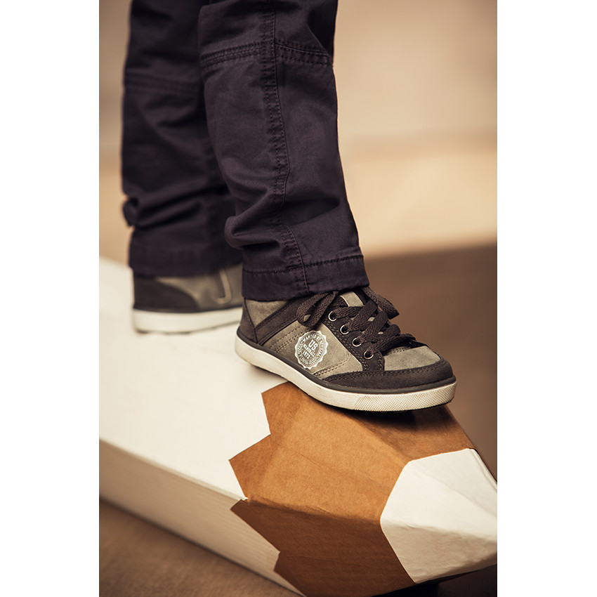 Baskets montantes US Marshall à lacets et zip du 28 AU 35 