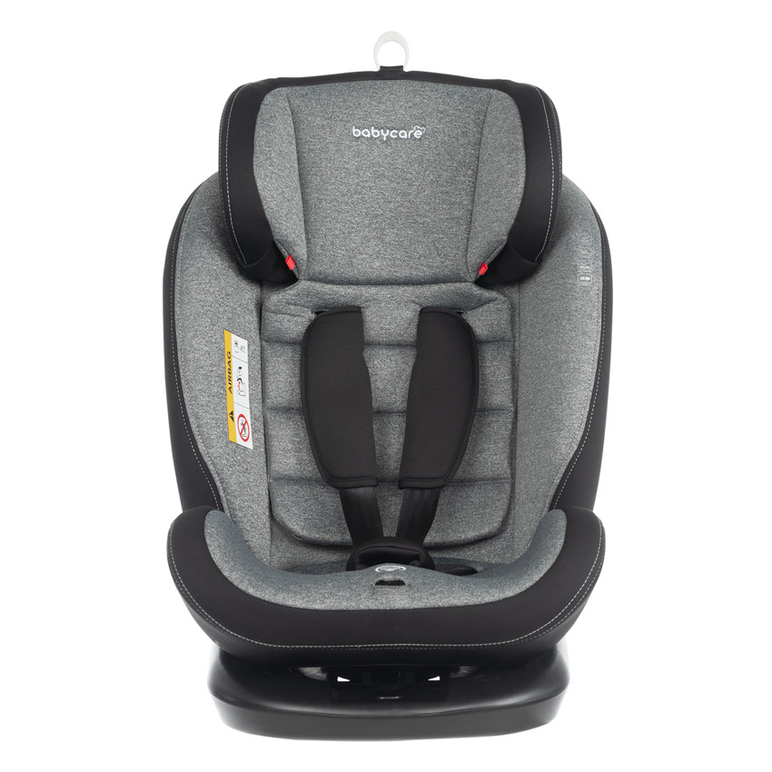 Siège-auto isofix groupe 0+/1/2/3 - Noir/gris 