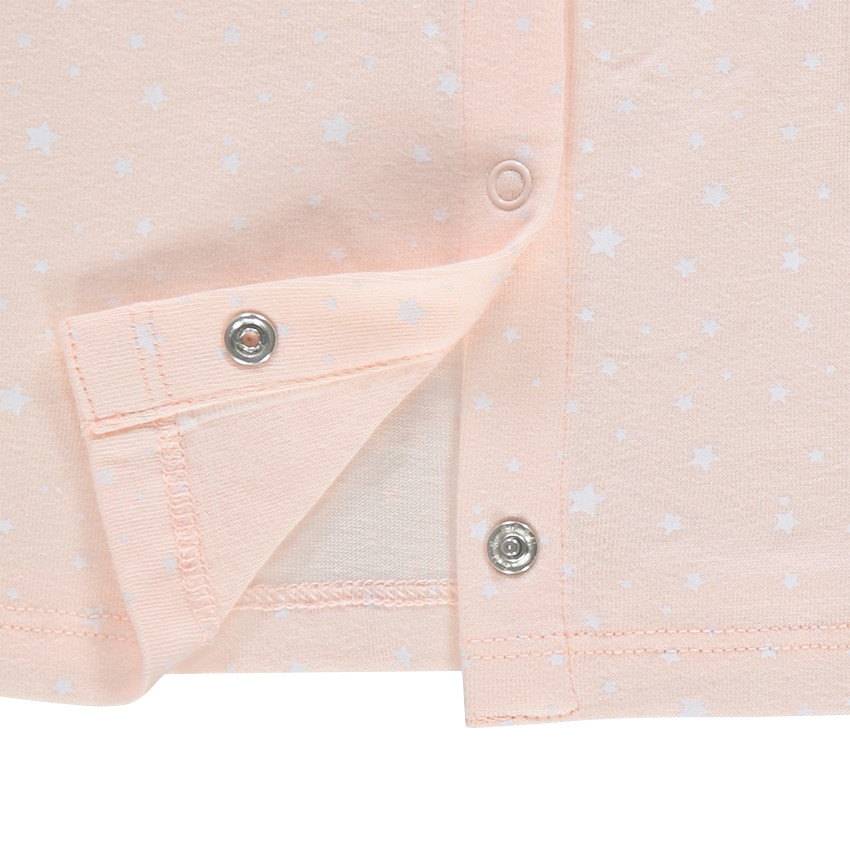 Ensemble robe sans manches et tee-shirt avec print Smiley Baby 