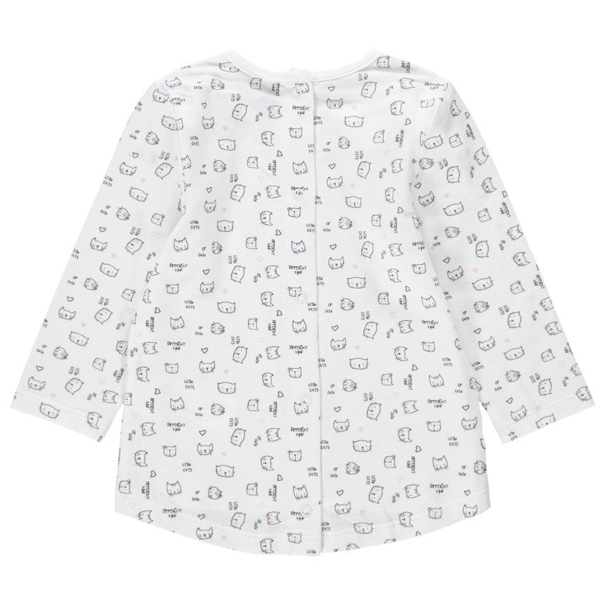 T-shirt manches longues à motifs fantaisie 