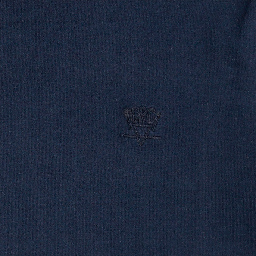 Junior - Sous-pull en jersey uni à col roulé avec logo brodé 