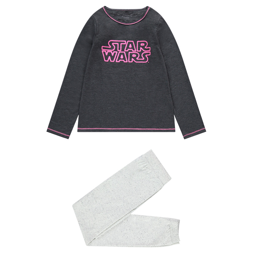 Junior - Pyjama en jersey avec inscription Star Wars™ printée 