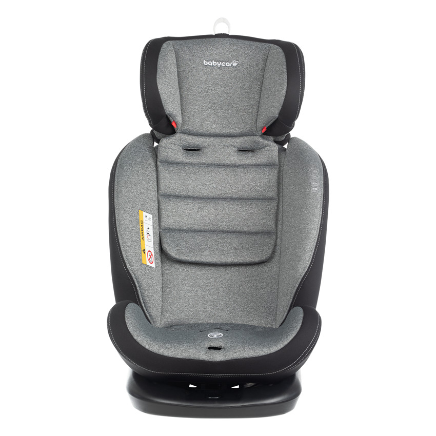 Siège-auto isofix groupe 0+/1/2/3 - Noir/gris 