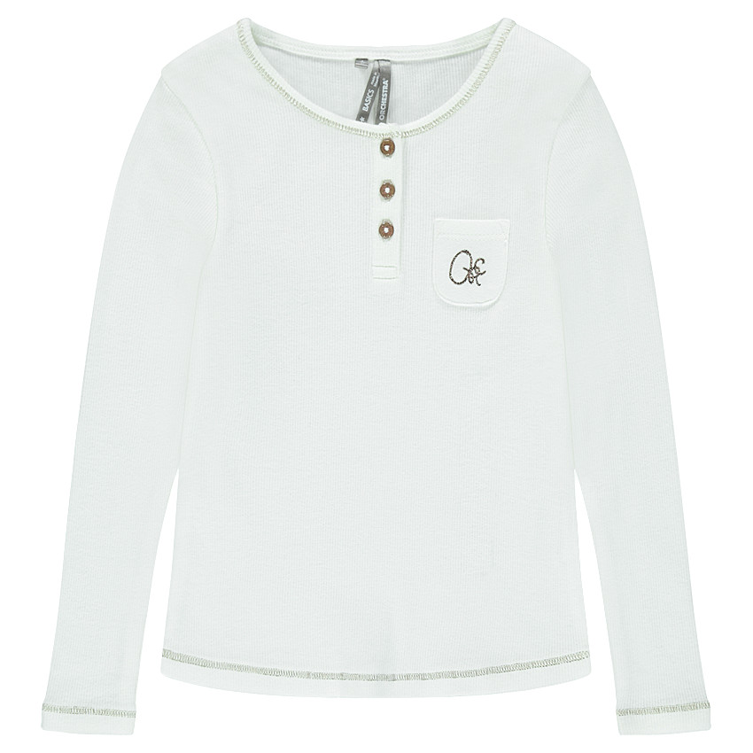 Tee-shirt manches longues à côtes 