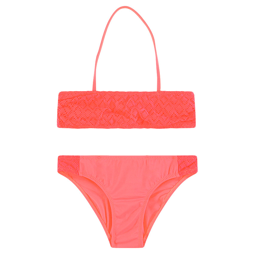 Junior - Maillot de bain 2 pièces dentelle 
