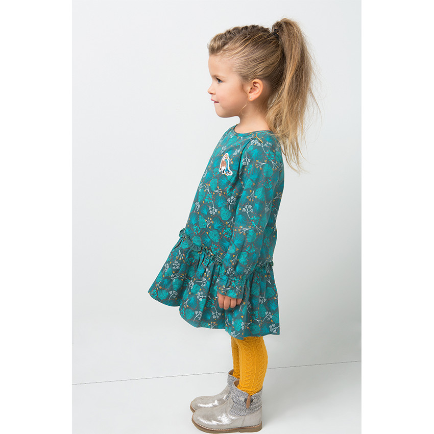 Bottines en cuir pailleté avec empiècement en tissu imprimé 