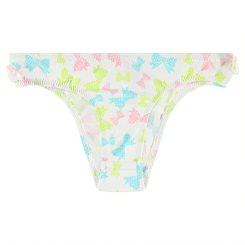 Culotte de bain imprimée noeud 