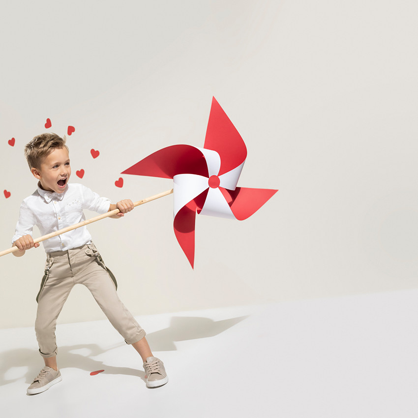 Chemise de cérémonie manches longues avec noeud papillon amovible 