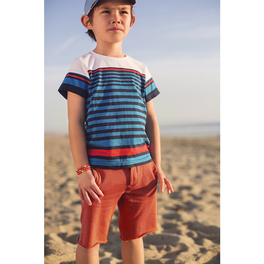 Bermuda en molleton léger surteint 