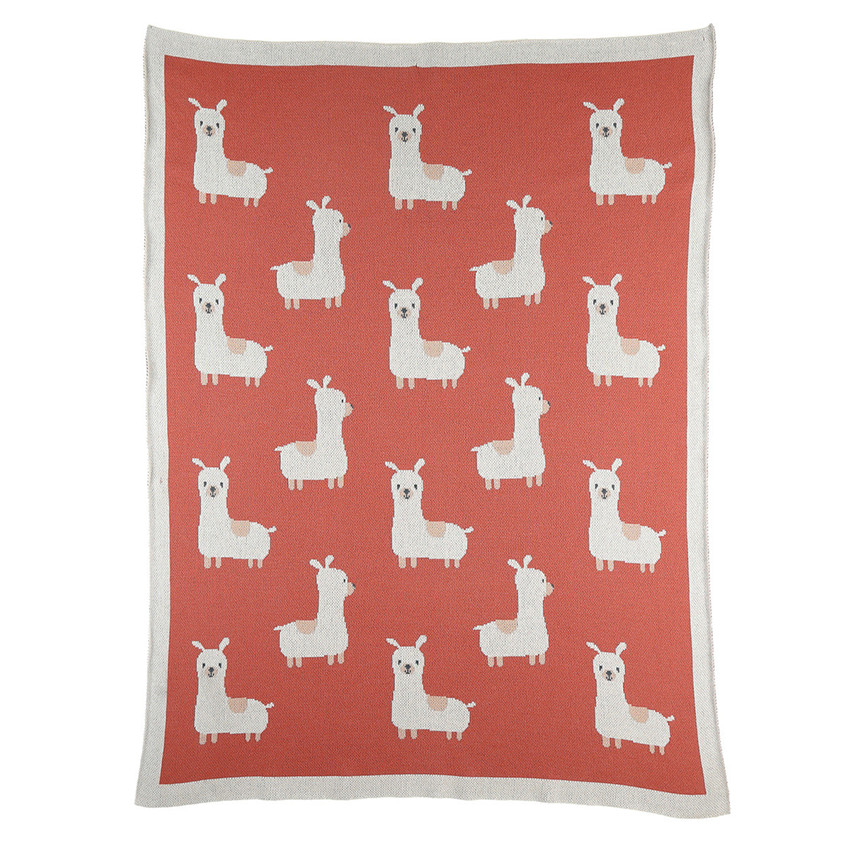 Couverture Jacquard Bio 75x100 cm - Moris&Sacha 