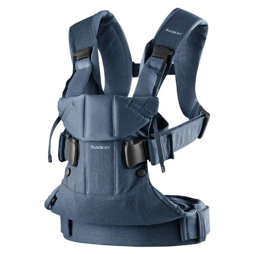 Porte-bébé One – Bleu denim - Bleu nuit 